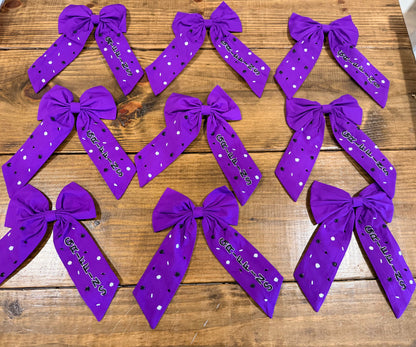 Dutchtown Griffins Bow- Purple