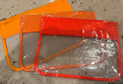 Clear “Zipper” Bags