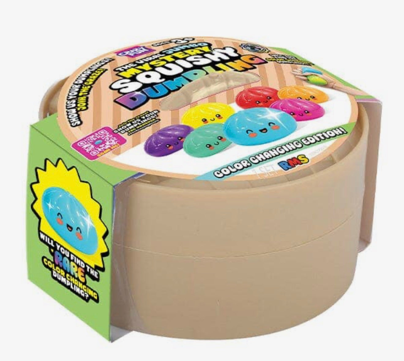 Crazy Fun Official RMS Big Mystery 7" Color Changing Dumpling — PRE-ORDER — ships Nov 1.