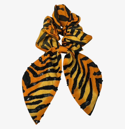 Tiger Striped Scrunchies