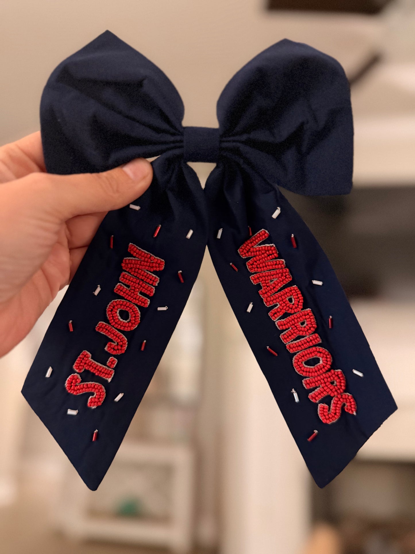 St. John Primary Bow - Navy