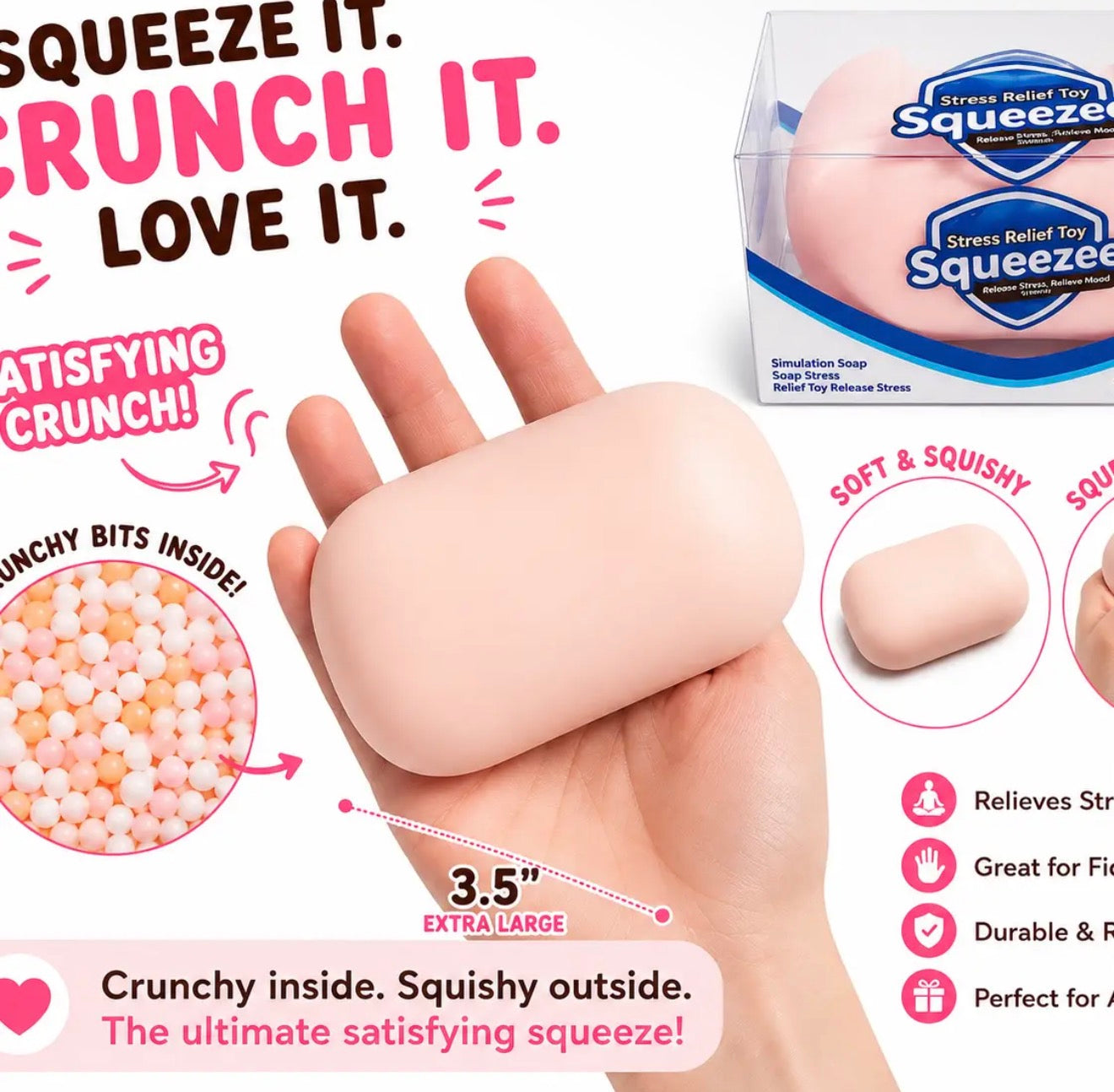 Crunchy Squeeze Soap — Velvet Feel