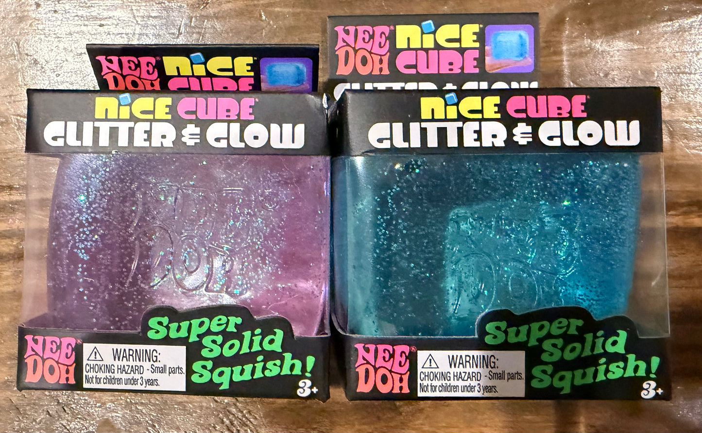 Needoh Nice Cube - Glitter & Glow