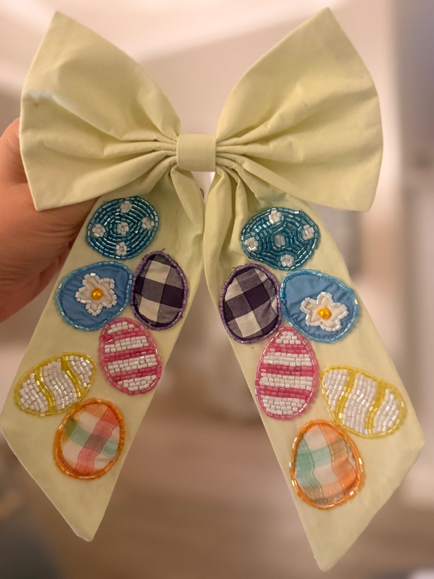 Yellow Eggestra Bow