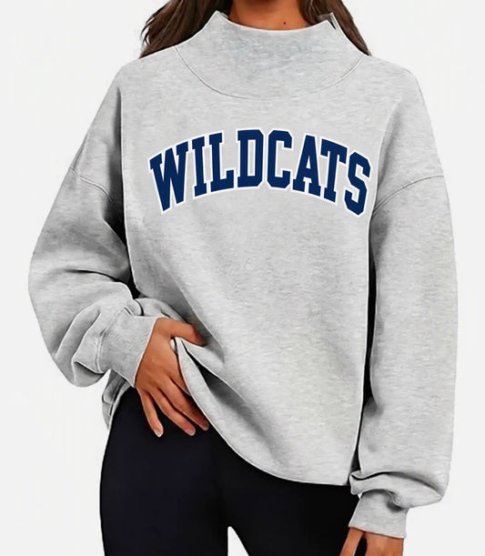 Wildcats Mockneck — Grey
