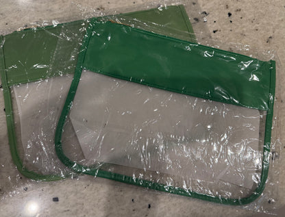 Clear “Zipper” Bags