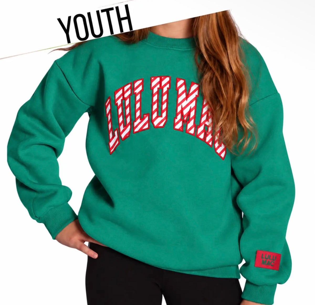 LULU MAC Youth- Candy Cane Green