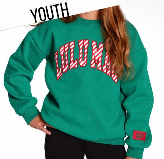 LULU MAC Youth- Candy Cane Green