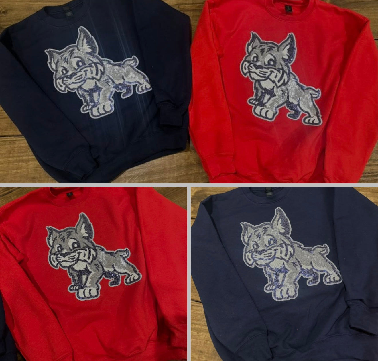 St. Amant Primary Sequin Cubs Sweatshirt