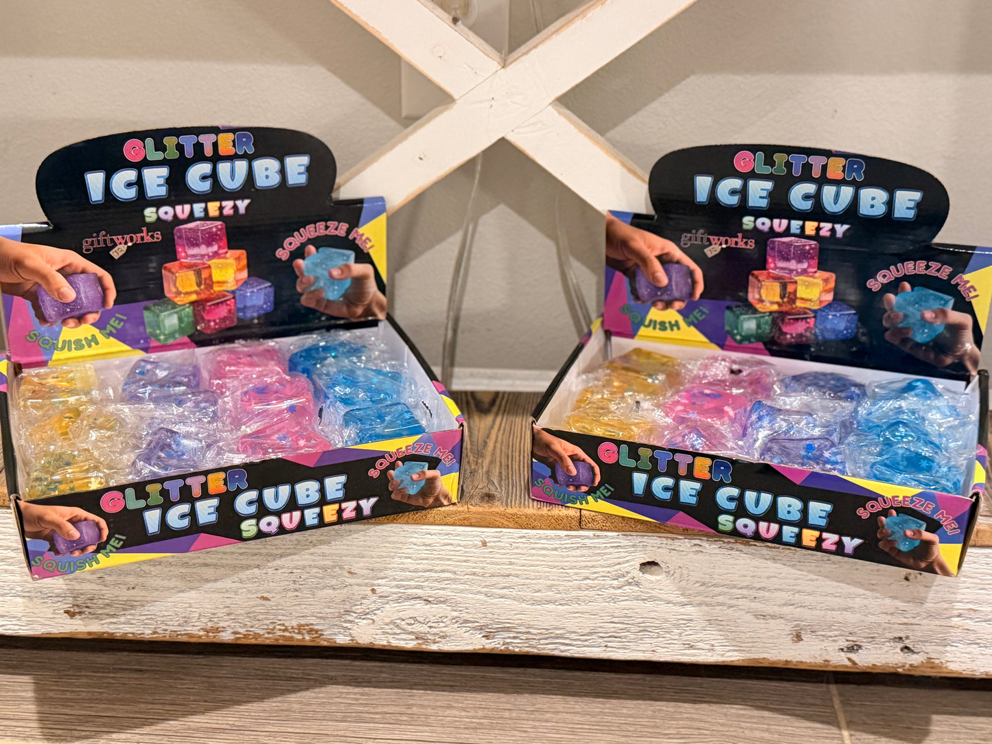 Glitter Squishy Cube IN STOCK
