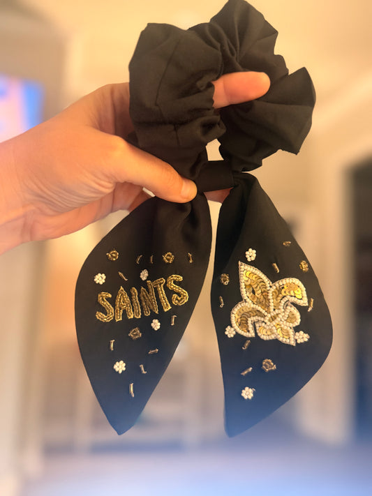Saints Scrunchie
