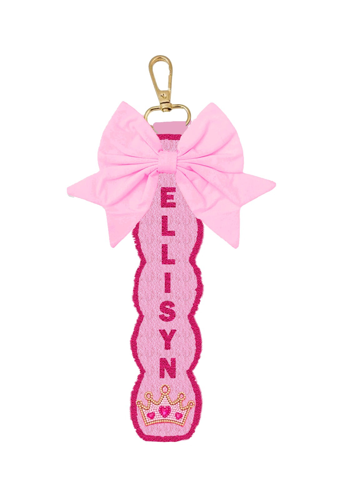Crowned with Courage for Ellisyn Bow Keychain