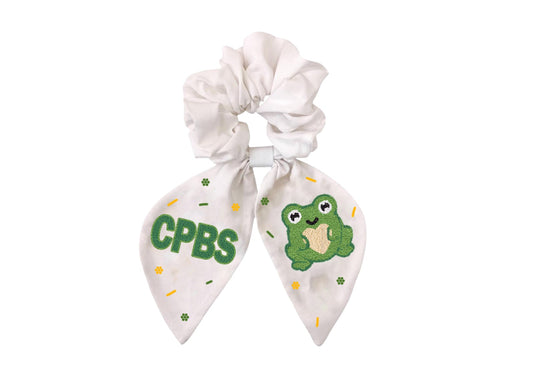 Cross Point Baptist School Scrunchie — Frog