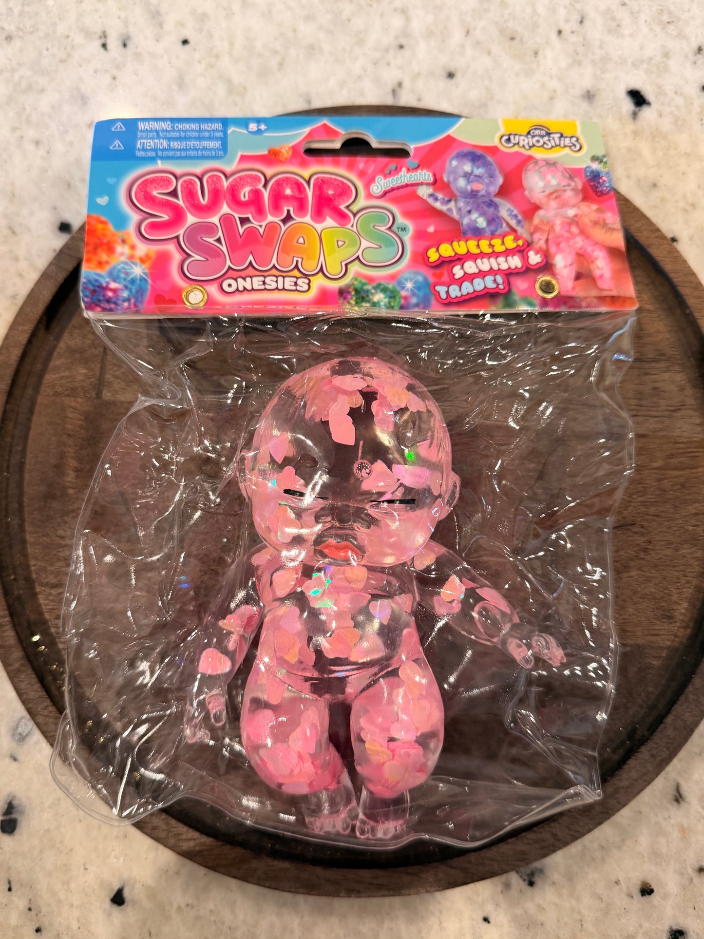 Sugar Swab Onesies - Pink Hearts