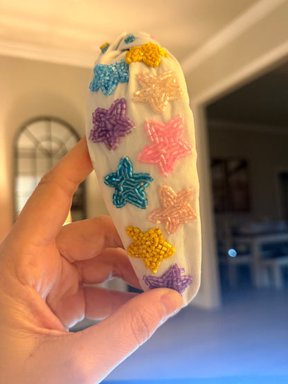Pastel Stars Headband