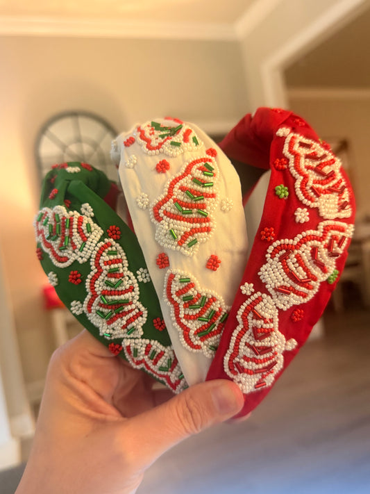 Christmas Tree Cakes Headbands