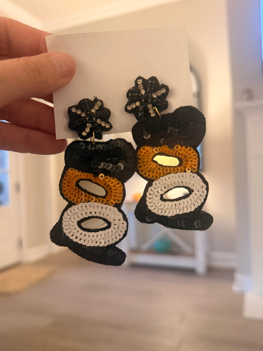 Boo Sequin Earrings