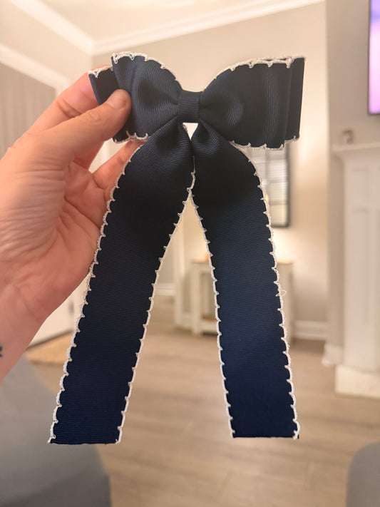 Navy with White Trim