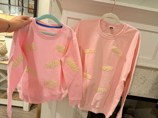 Mama and Mini Matching Pullovers
