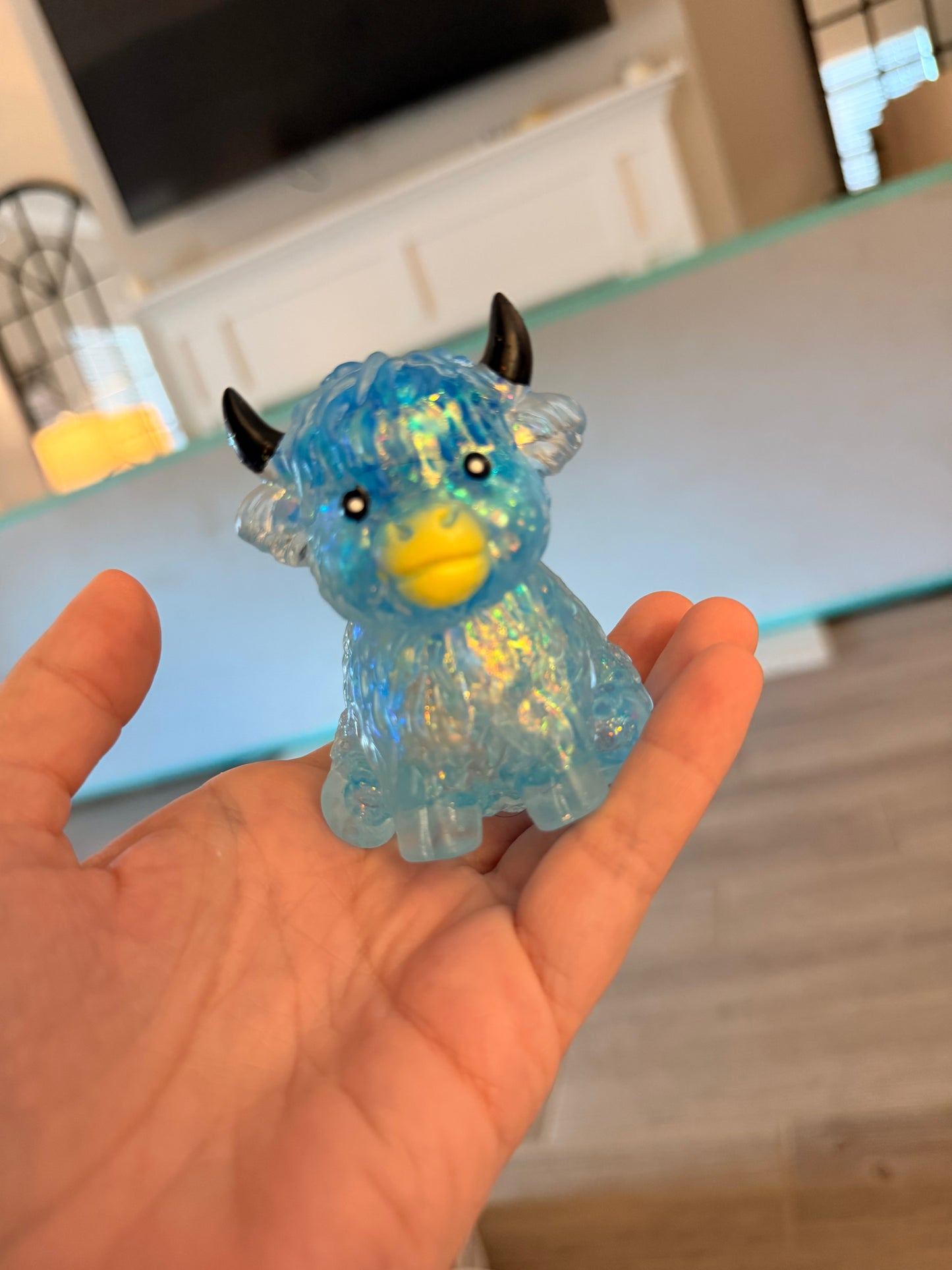 Blue Highland Cow — IN STOCK