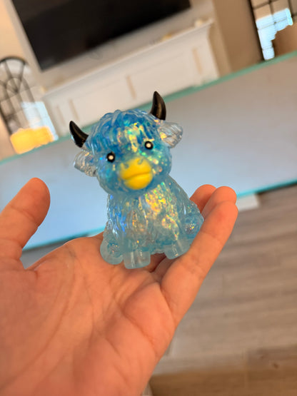 Blue Highland Cow — IN STOCK