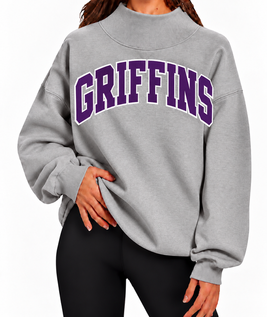 Griffins Mockneck — Grey