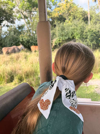Zebras, Cheetahs, and Giraffes OH MY! Scrunchie