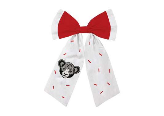 Two Toned Lake Cubs Bow
