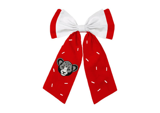 Two Toned Lake Cubs Bow Option 2