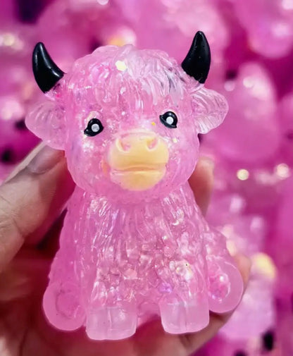 Pink Highland Cow — IN STOCK