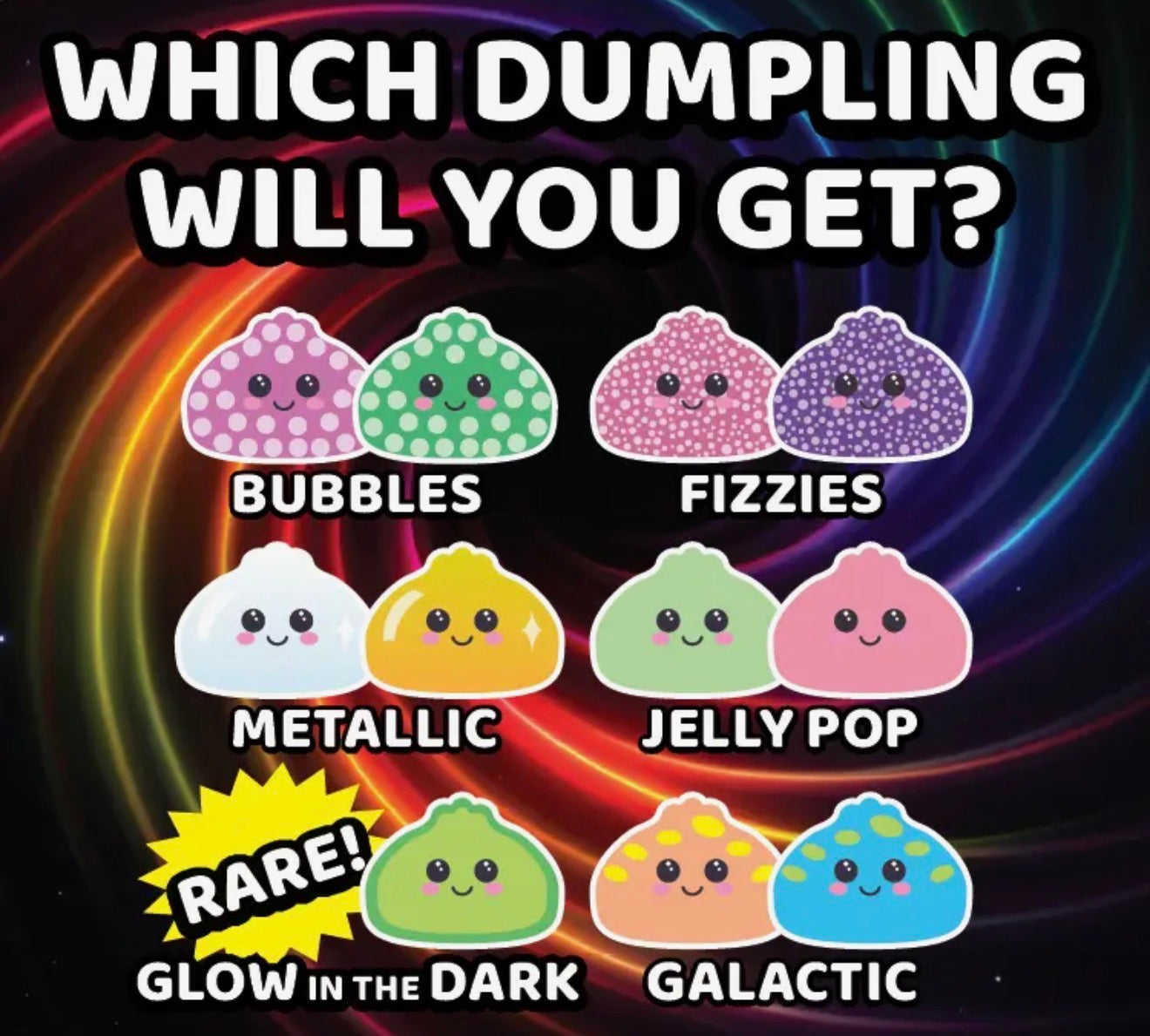 Mystery Squishy Dumplings IN STOCK!