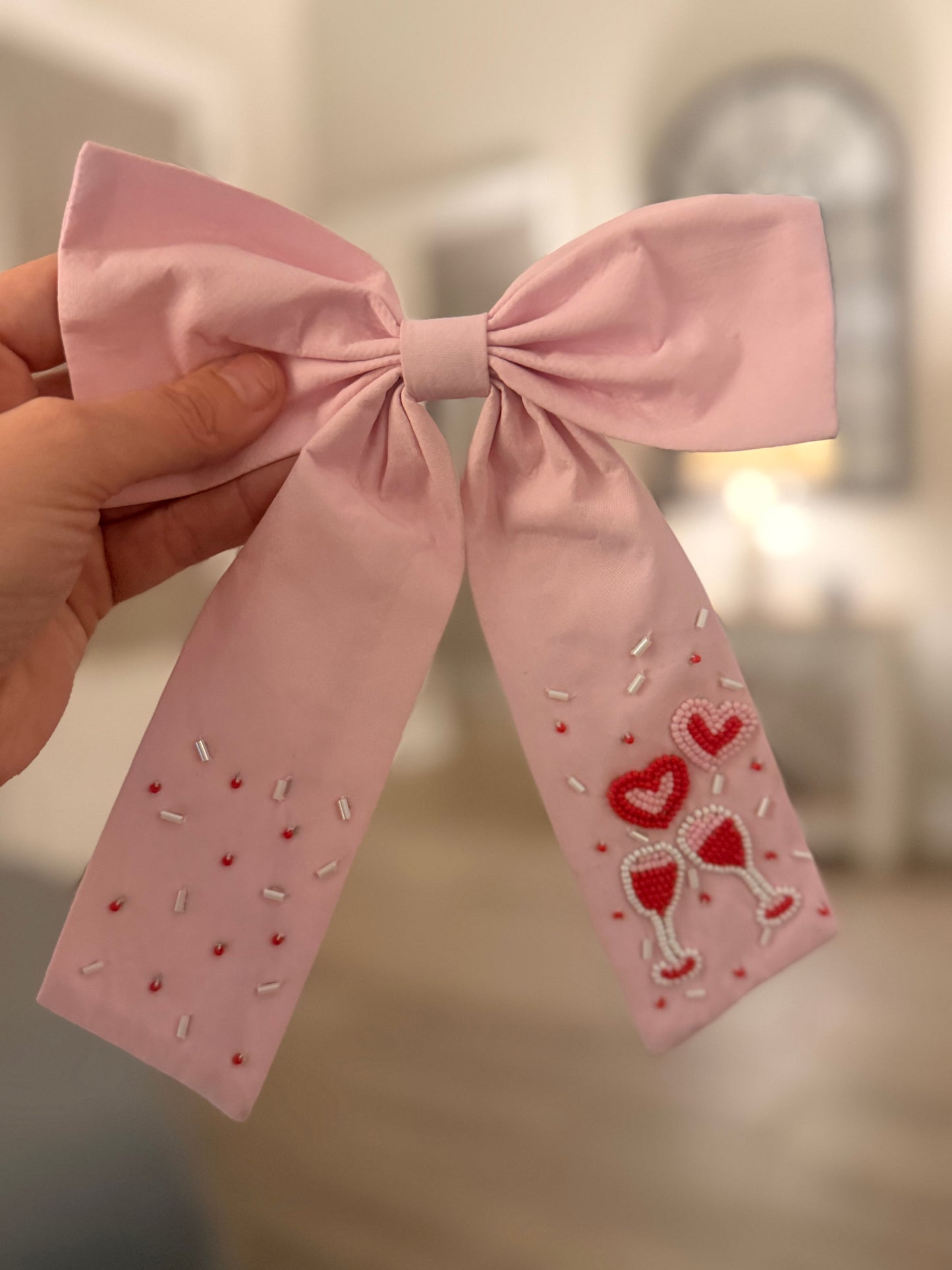 Pink Champagne Bow