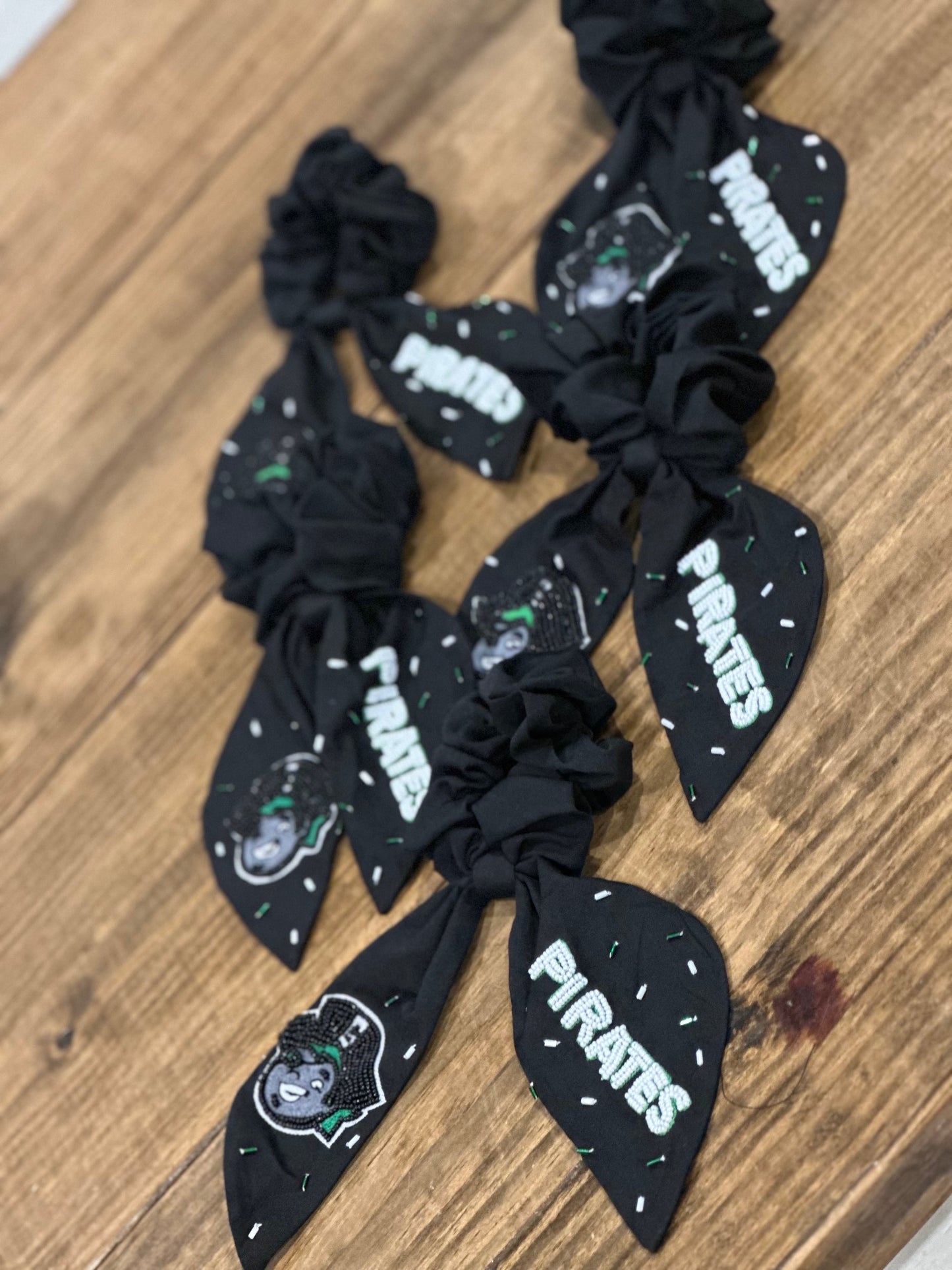Galvez Pirates Scrunchie - Black