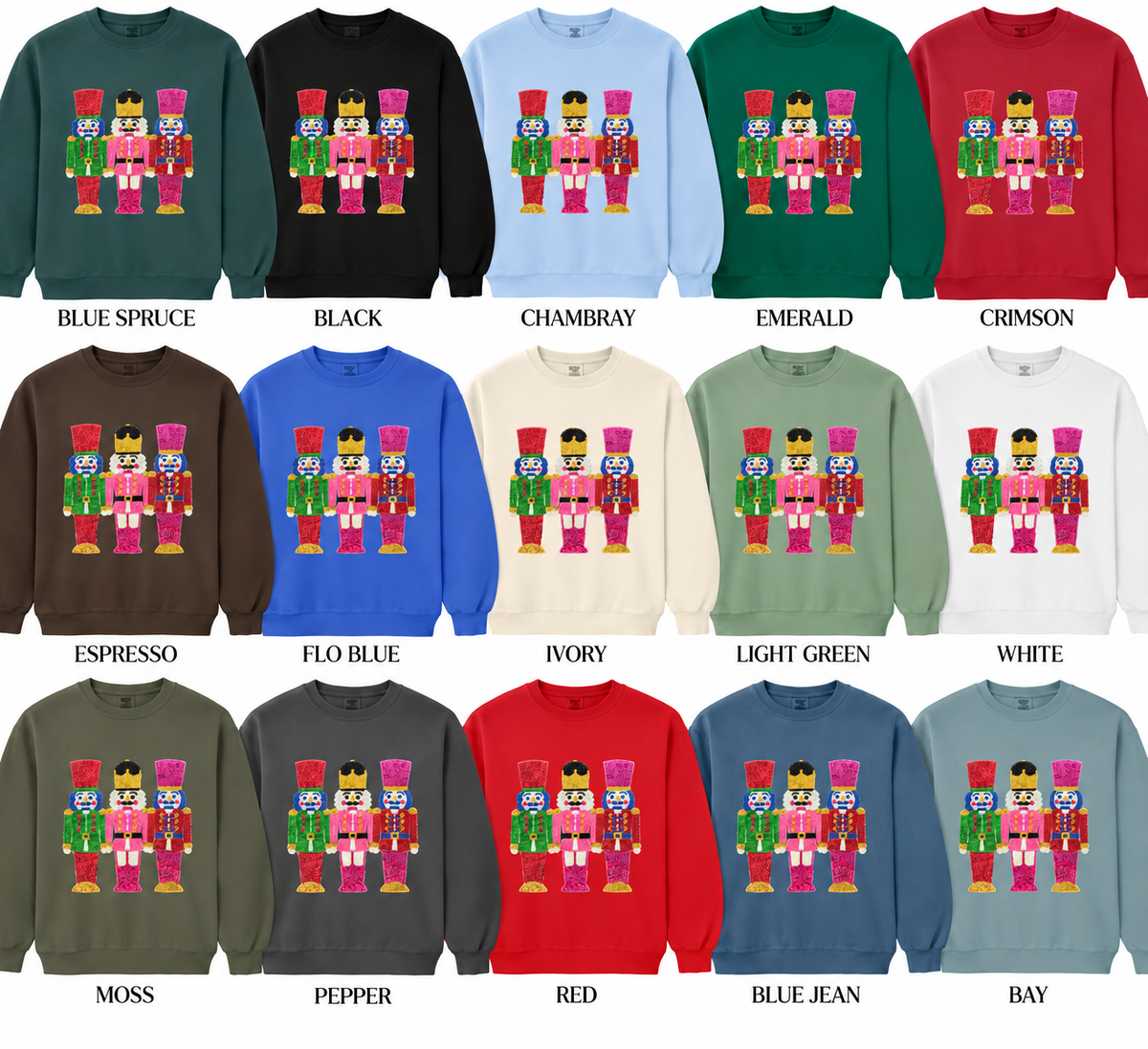 Nutcracker Trio - PICK YOUR COLOR