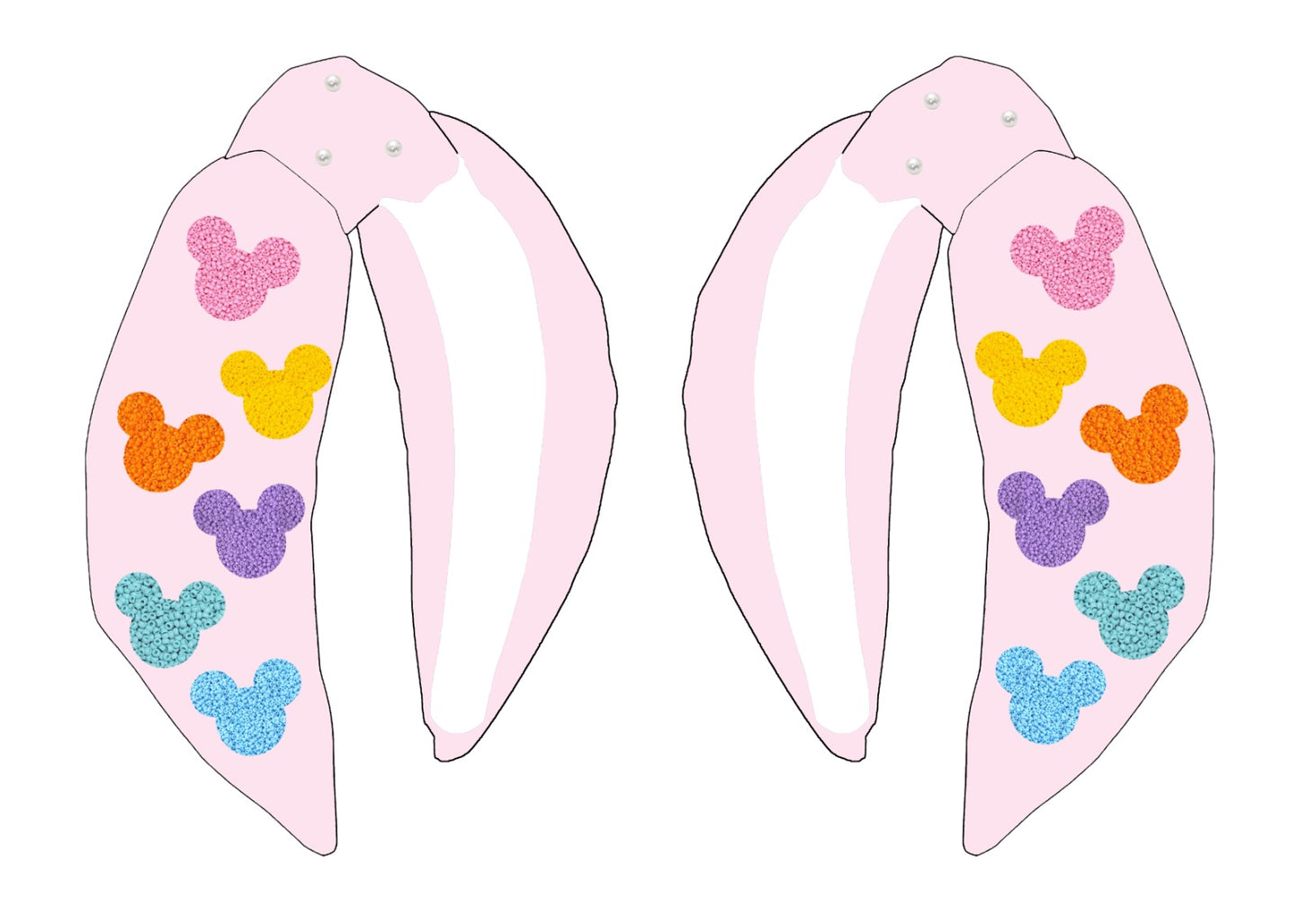 Pastel Mouse Headband