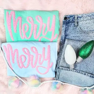 Light Pink Merry Top - PICK YOUR COLOR