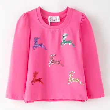 Reindeer Long Sleeved Tee